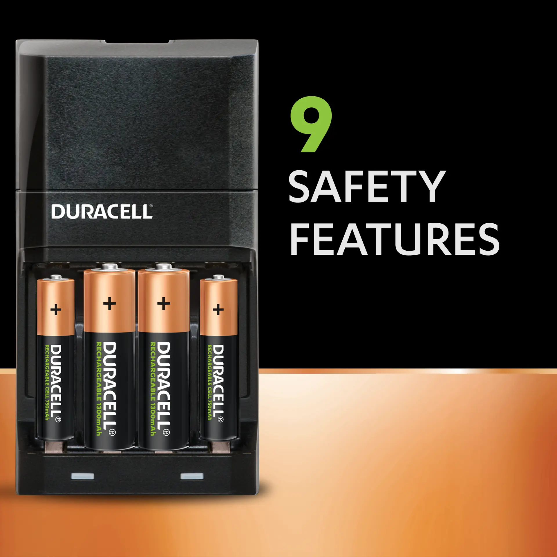 Duracell 45 Minutes Battery Charger with 2 AA and 2 AAA Batteries - view 6